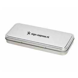 pennenblik scharnierdeksel metaal met logo 21pl053