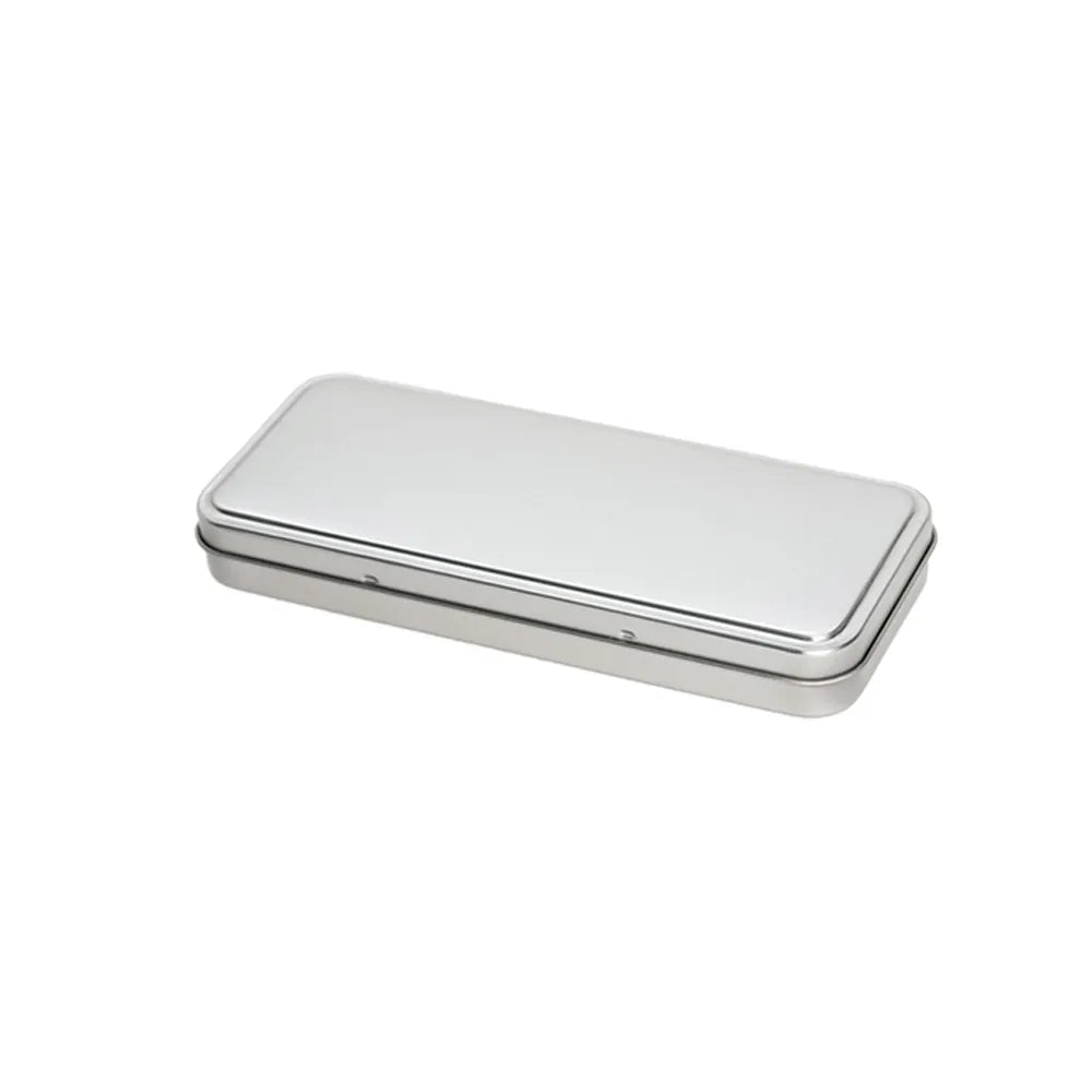 pennenblik scharnierdeksel metaal zilver 21pl053