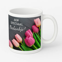 witte sublimatie mok bedrukt met Foto 23082096001