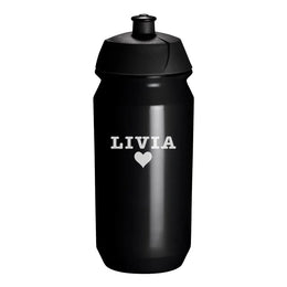Shiva original sportbidon 500 ml met draaidop met bedrukking, Zwart - 23223005