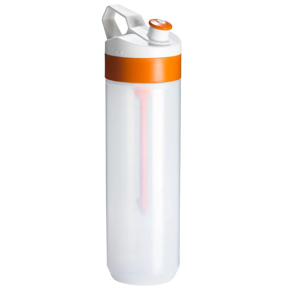 Fuse Bio bidon 450 ml met fruitinfuser, Transparant oranje - 2322302T