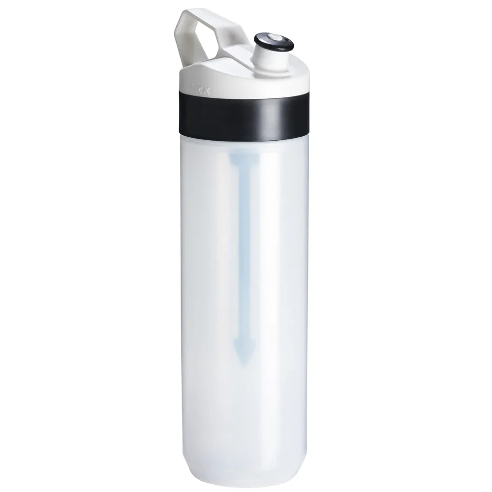 Fuse Bio bidon 450 ml met fruitinfuser, Transparant zwart - 2322302T