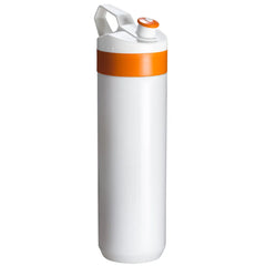 Fuse Bio Lifestyle Bottle Wit – Sportieve Bio-Based Bidon met Fruitinfuser - Oranje