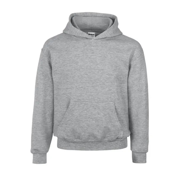 sweatshirt youth hooded gildan melange voorzijde 2418500k
