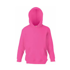 Kinderhoodie van Fruit of the Loom Fuchsia