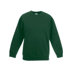 Set-In Classic Sweater van Fruit of the Loom - Flessen groen