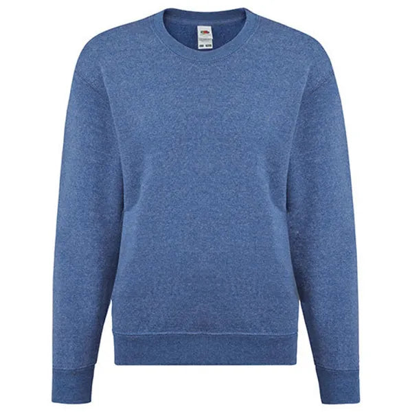 sweater set in classic fruit of the loom heather royal 2424nk