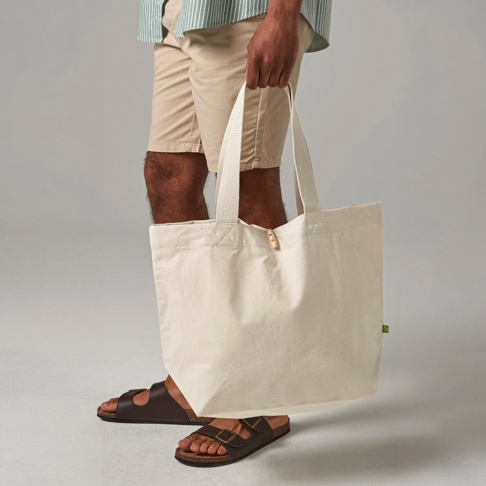 shopper strandtas biologisch katoen neutral sfeer 24850