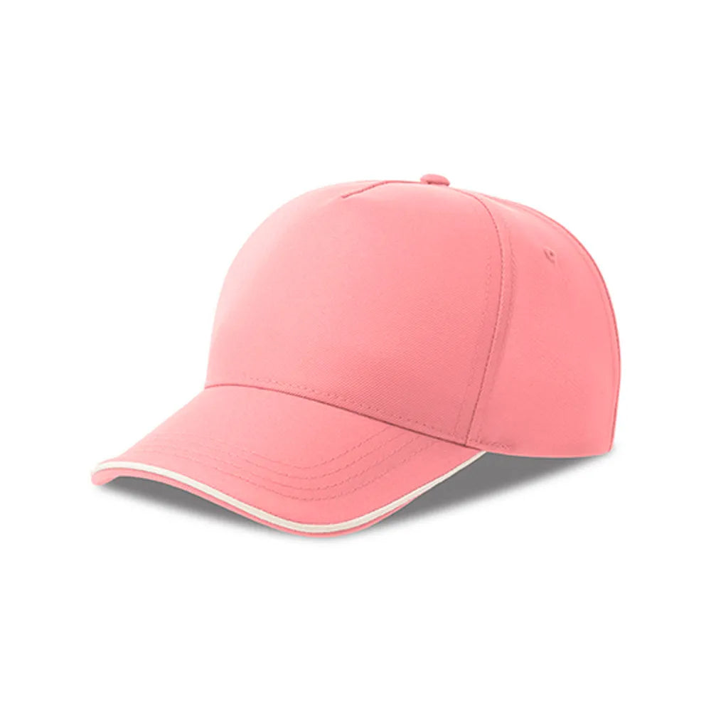 Recy Five Piping Cap van gerecycled polyester - Pink