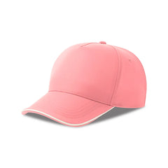 Recy Five Piping Cap van gerecycled polyester - Pink
