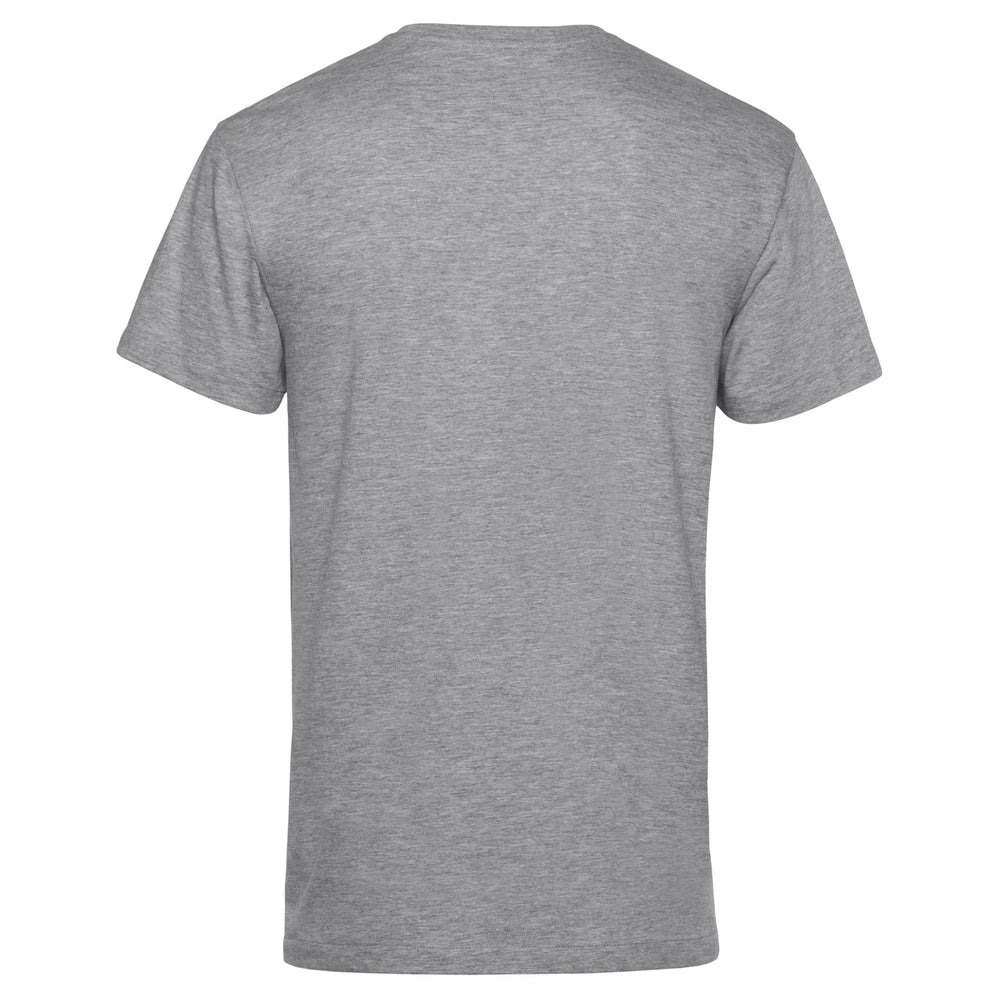 duurzaam biologisch katoenen t-shirt voorgekrompen en rebrandbaar melange grijs back 24BCTU01B