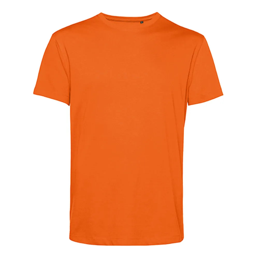 duurzaam biologisch katoenen t-shirt voorgekrompen en rebrandbaar oranje 24BCTU01B