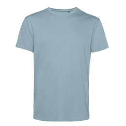duurzaam biologisch katoenen t-shirt voorgekrompen en rebrandbaar skyblauw 24BCTU01B