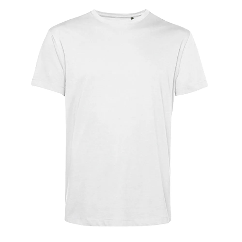 duurzaam biologisch katoenen t-shirt voorgekrompen en rebrandbaar wit 24BCTU01B
