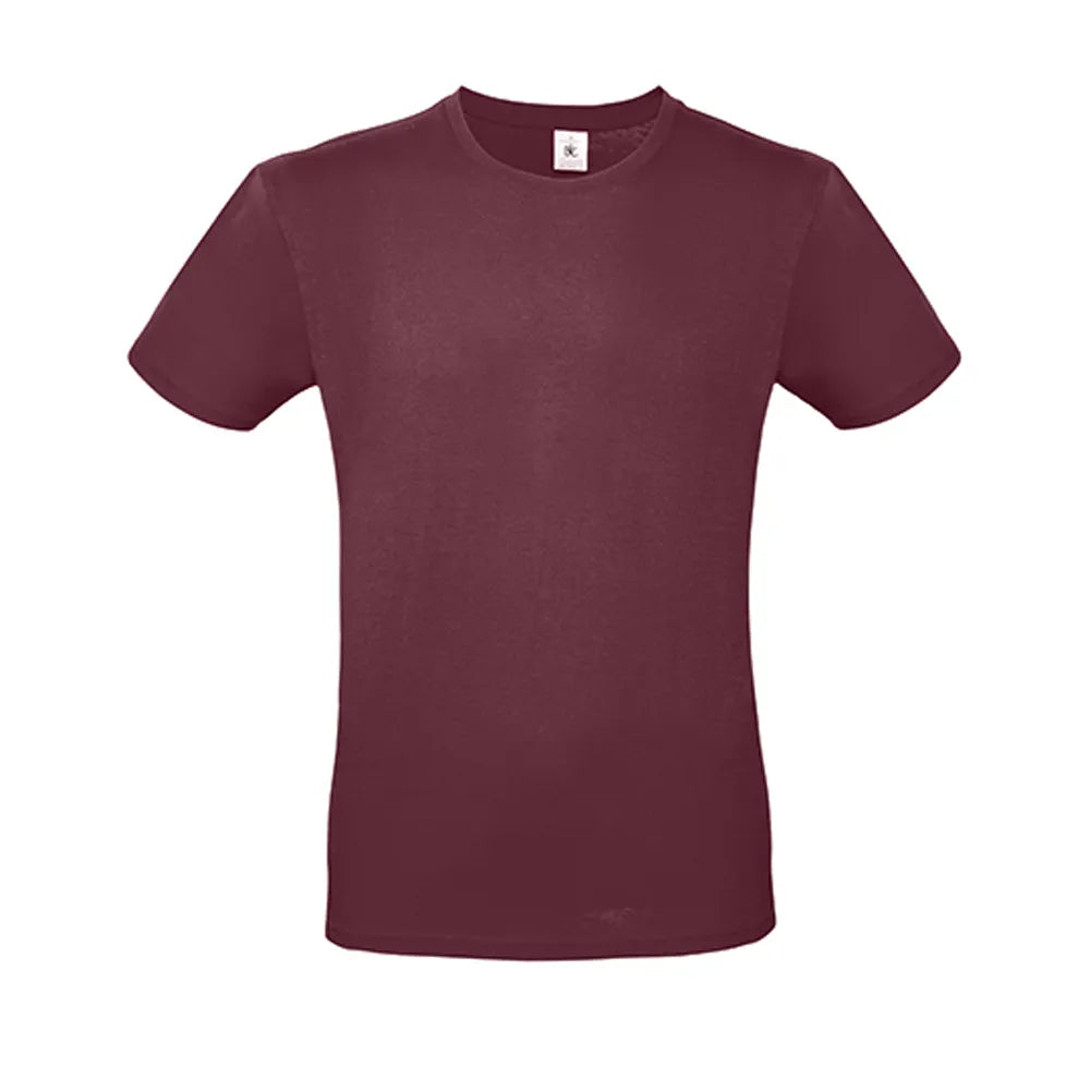 duurzaam katoenen t-shirt met oeko tex certificaat burgundy 24BCTU01T