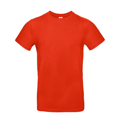 Duurzaam B&C T-shirt van Ringgesponnen Katoen - Fire red
