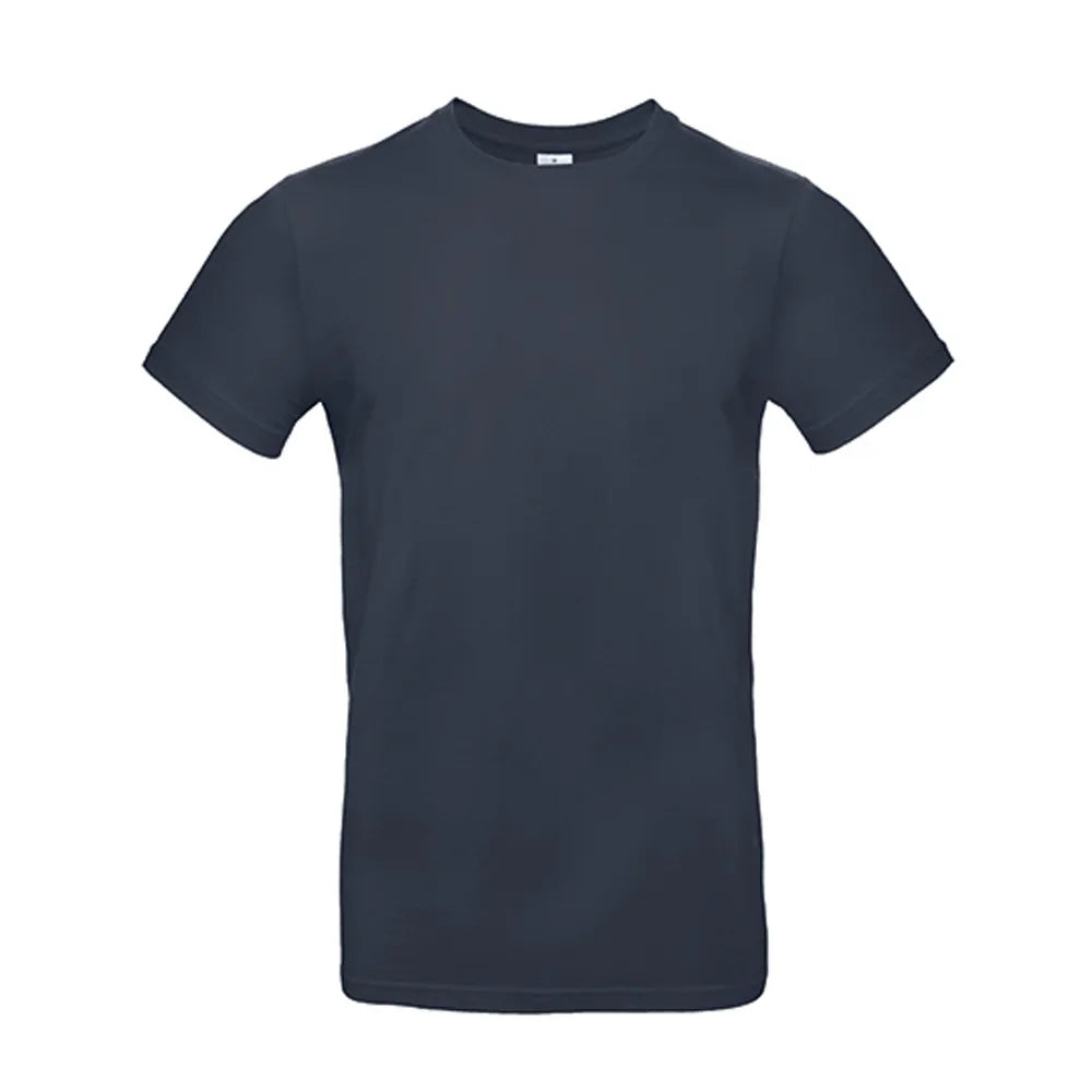 duurzaam b c t shirt van ringgesponnen katoen navy 24BCTU03T
