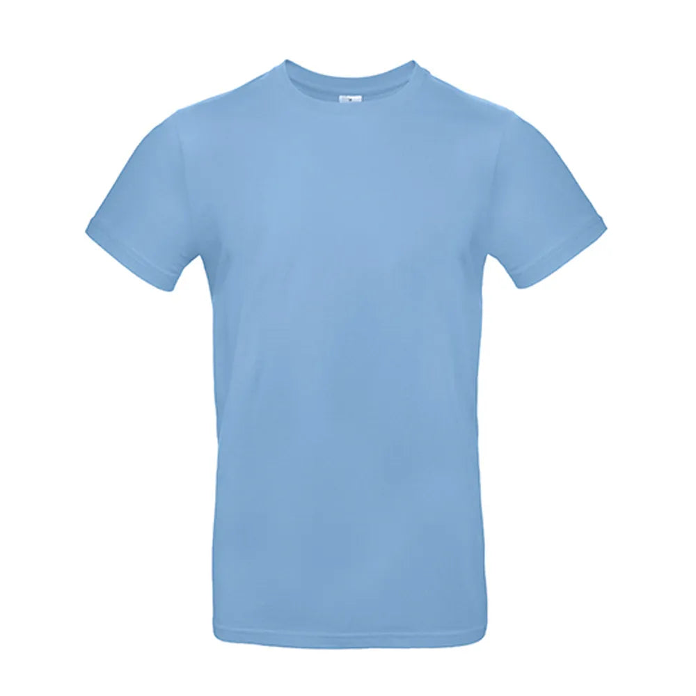 duurzaam b c t shirt van ringgesponnen katoen skyblauw 24BCTU03T