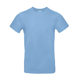 duurzaam b c t shirt van ringgesponnen katoen skyblauw 24BCTU03T