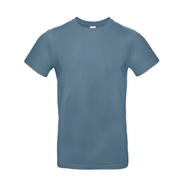 duurzaam b c t shirt van ringgesponnen katoen staalblauw 24BCTU03T
