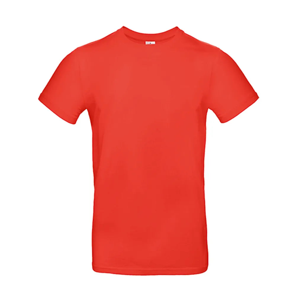 duurzaam b c t shirt van ringgesponnen katoen sunset orange 24BCTU03T