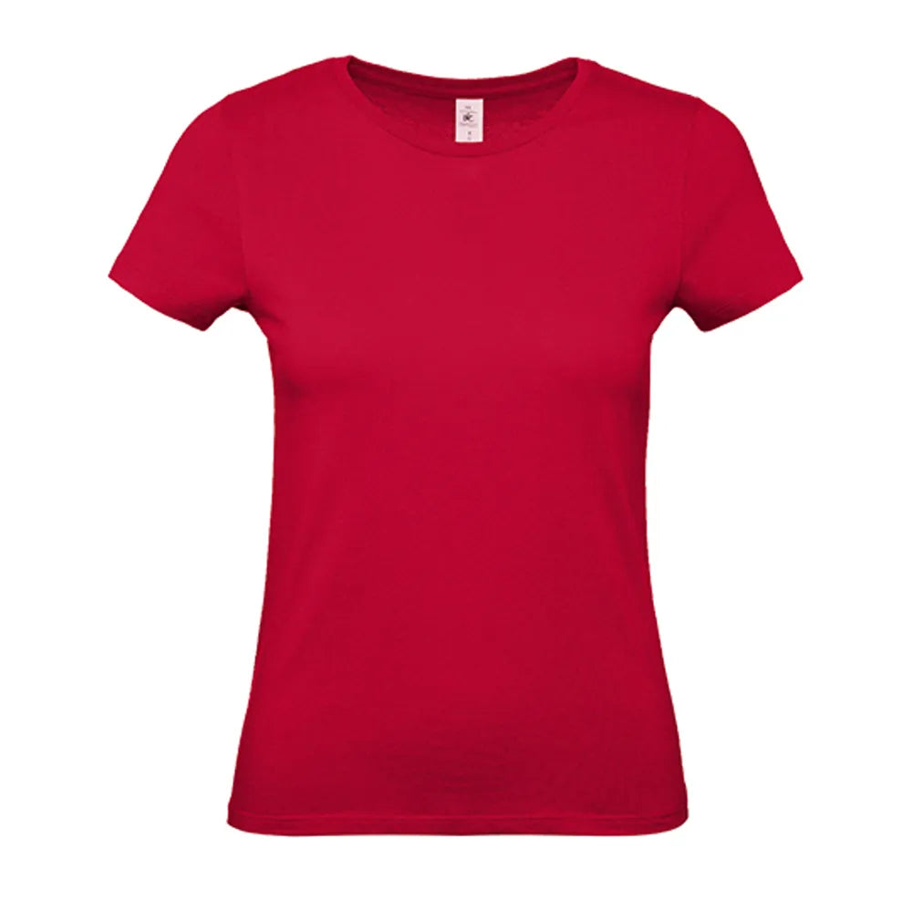 b-c dames t-shirt jersey brick red voorzijde 24BCTW02T