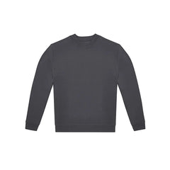 Sweater met 100% Katoenen Voorkant en Gerecycled Polyester - Antraciet