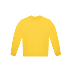 Sweater met 100% Katoenen Voorkant en Gerecycled Polyester - Geel