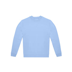 Sweater met 100% Katoenen Voorkant en Gerecycled Polyester - Lichtblauw