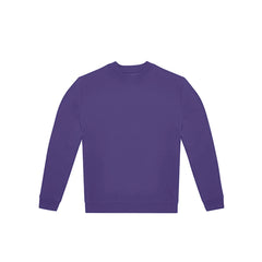Sweater met 100% Katoenen Voorkant en Gerecycled Polyester - Paars