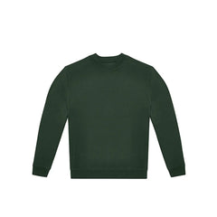 Uniseks Sweater van Gerecycled Polyester en Ringgesponnen Katoen - Legergroen