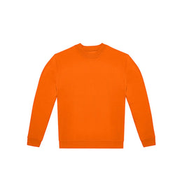 uniseks sweater van gerecycled polyester en ringgesponnen katoen oranje 24BCWG007