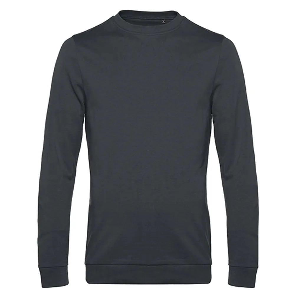 sweatshirt bc duurzaam katoen gerecycled polyester asphalt 24BCWU01W