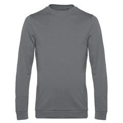 Sweatshirt duurzaam katoen en gerecycled polyester - Metaal Grijs