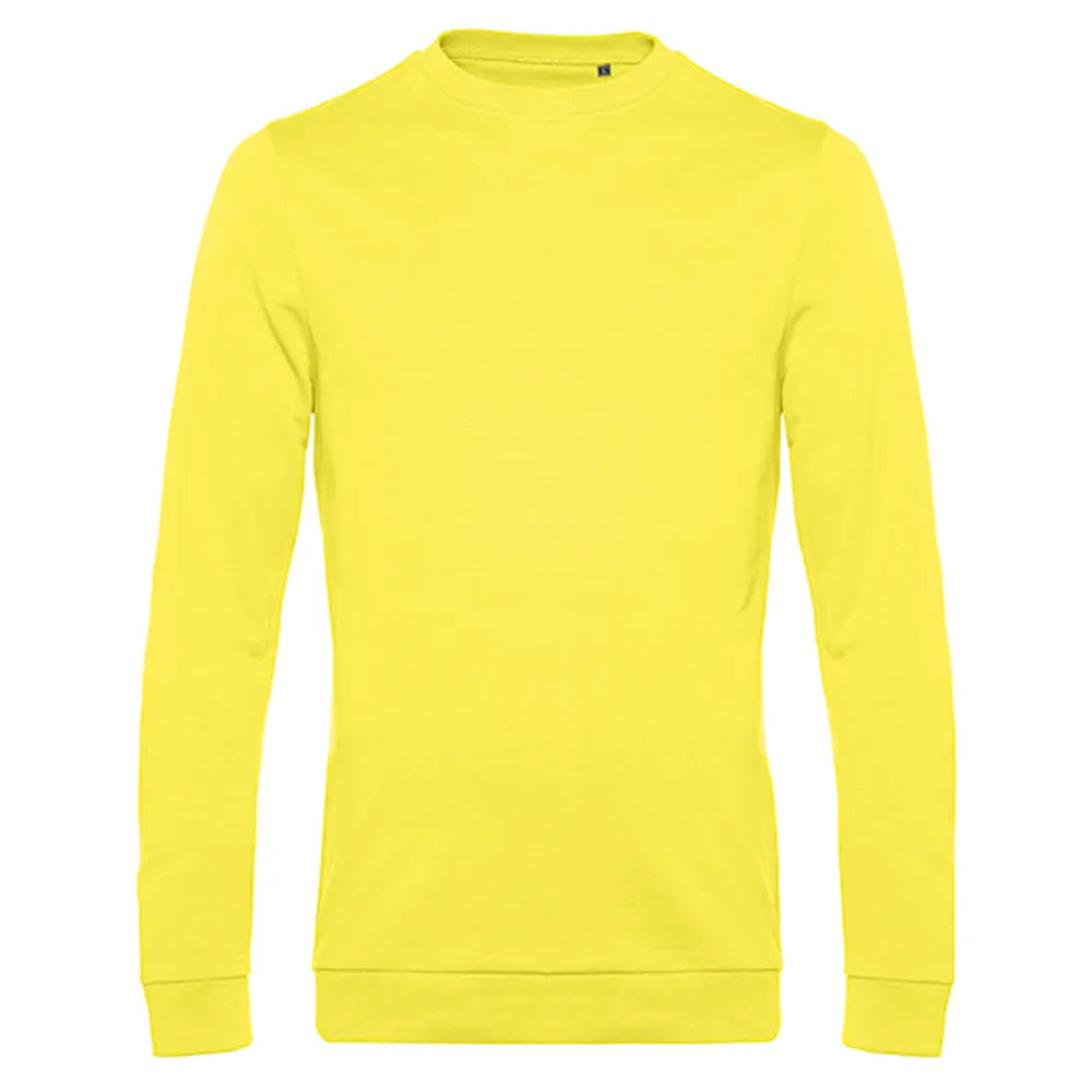 sweatshirt bc duurzaam katoen gerecycled polyester geel 24BCWU01W