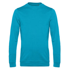 Sweatshirt duurzaam katoen en gerecycled polyester - Azuurblauw