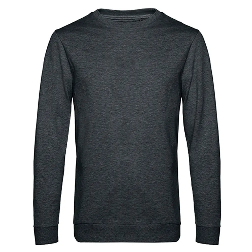 sweatshirt bc duurzaam katoen gerecycled polyester heather asphalt 24BCWU01W