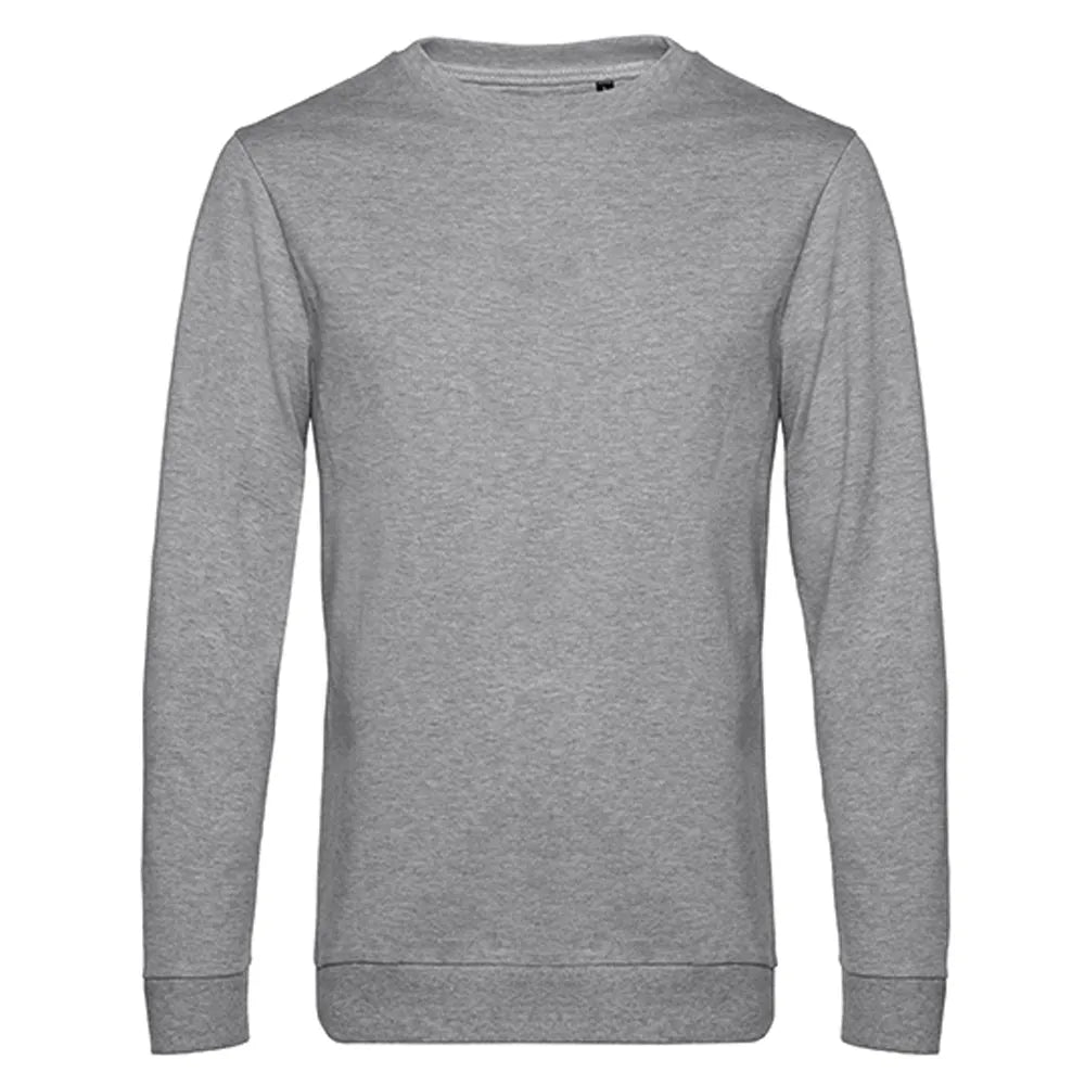 sweatshirt bc duurzaam katoen gerecycled polyester heather grey 24BCWU01W