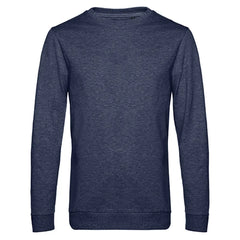 Sweatshirt duurzaam katoen en gerecycled polyester - Heather Navy