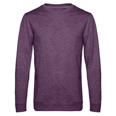 Sweatshirt duurzaam katoen en gerecycled polyester - Heather Paars