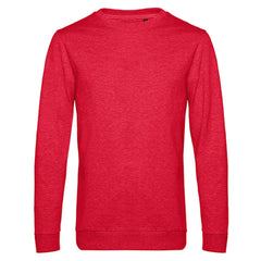 Sweatshirt duurzaam katoen en gerecycled polyester - Heather Rood