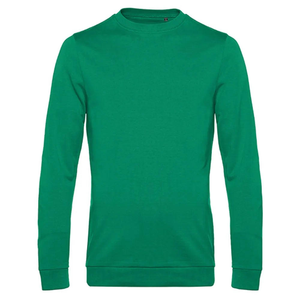 sweatshirt bc duurzaam katoen gerecycled polyester kelly green 24BCWU01W