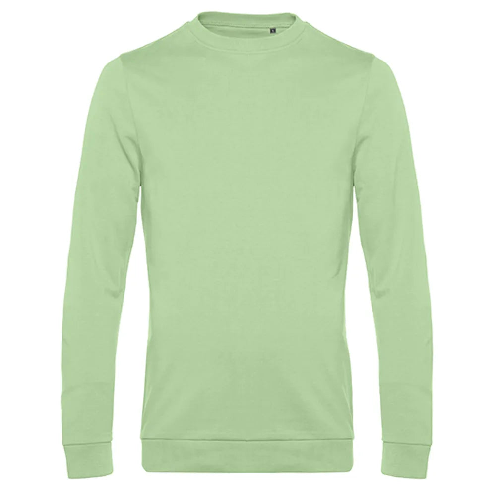sweatshirt bc duurzaam katoen gerecycled polyester light jade 24BCWU01W