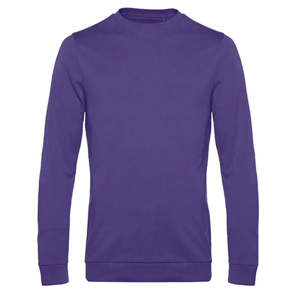 sweatshirt bc duurzaam katoen gerecycled polyester paars 24BCWU01W   