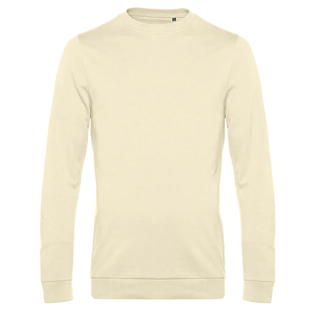 sweatshirt bc duurzaam katoen gerecycled polyester pale yellow 24BCWU01W   
