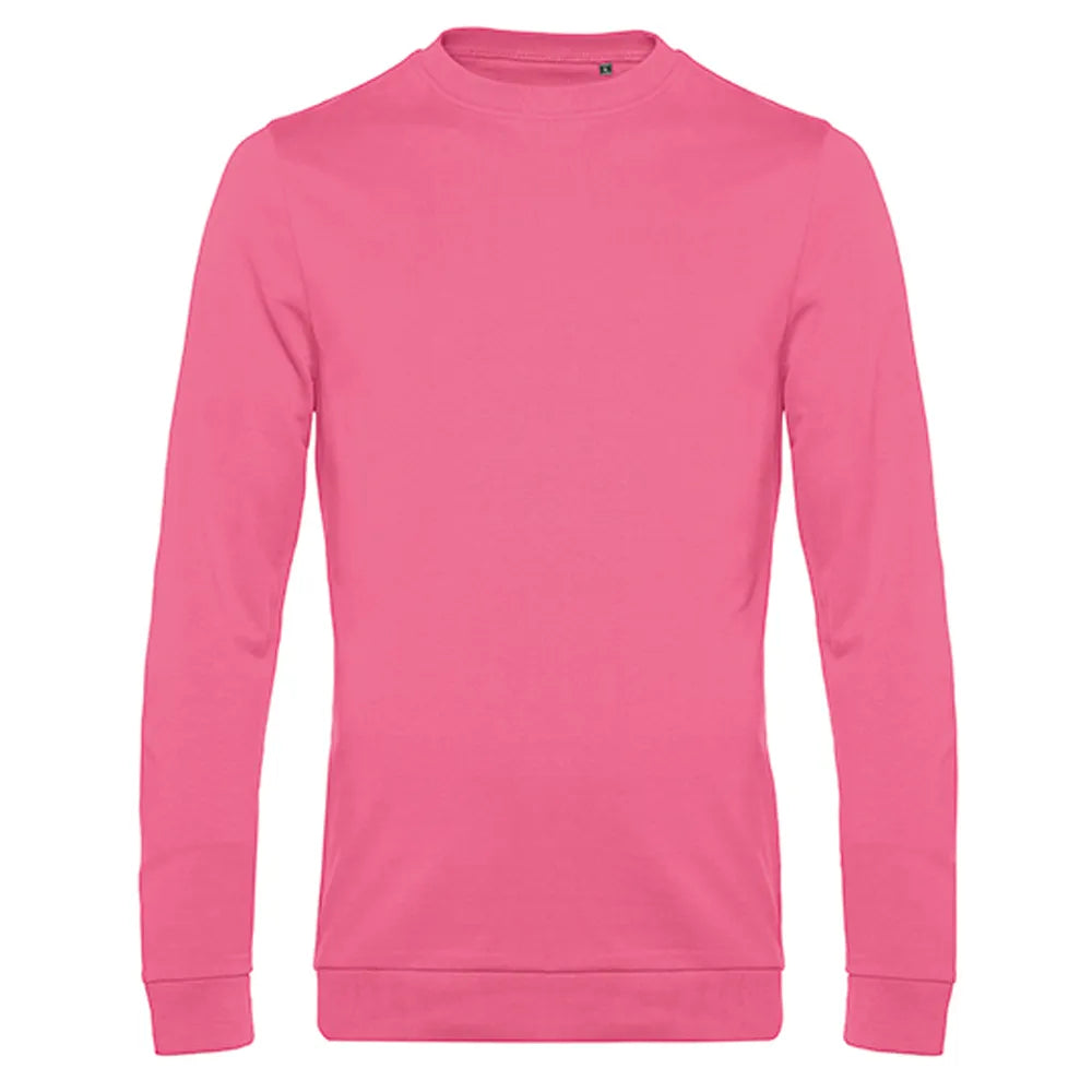 sweatshirt bc duurzaam katoen gerecycled polyester pink fizz 24BCWU01W   