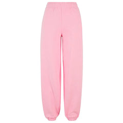 Dames Sweatpants – Comfortabele Lange Broek van Katoenmix - Pink