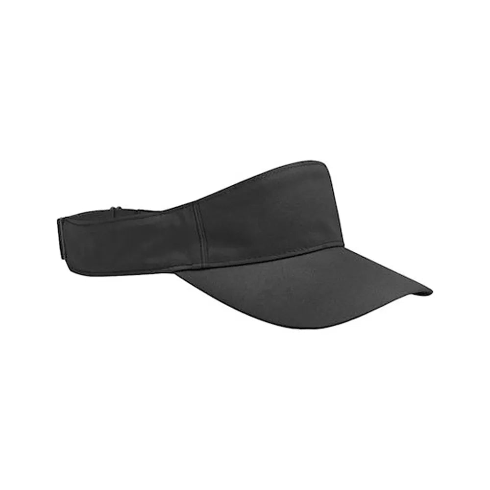 Roze gerecycleerde polyester zonneklep met elastische band – artikelnummer zwart voorkant 24CB174R.