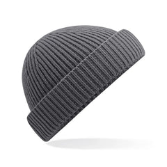 Beechfield Harbour beanie van gerecycled polyester - Grijs