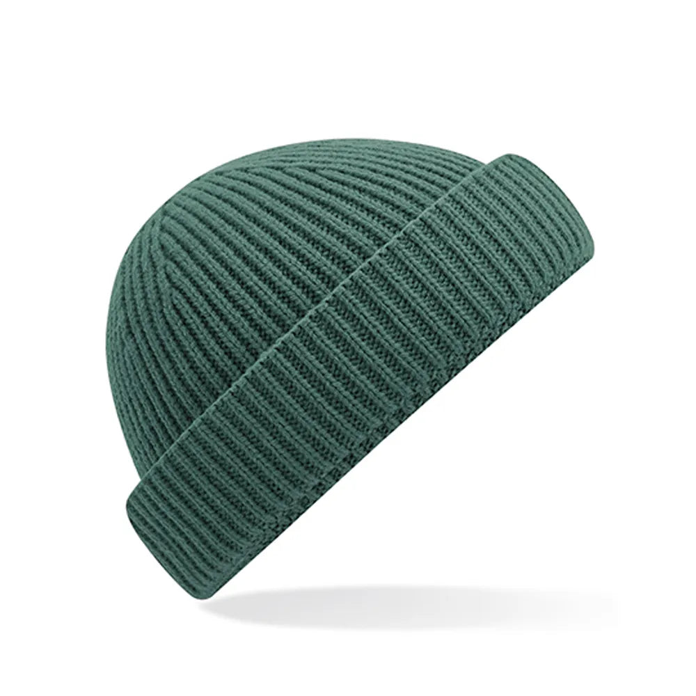 Beechfield Harbour beanie met omslag, Zeegroen - 24CB383R
